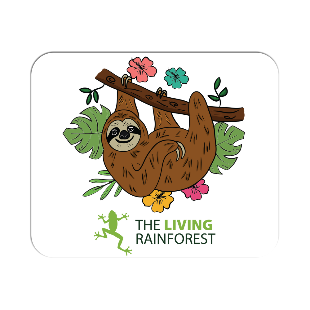 Two-toed Sloth Hardboard Place Mat - Living Rainforest Shop